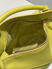 Loewe Puzzle Edge Yellow Bag in Satin Calfskin 24x10.5x16.5cm - 3