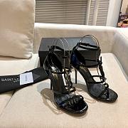 Saint Laurent Women's Cassandra Sandals In Black - 1