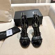 Saint Laurent Women's Cassandra Sandals In Black - 2