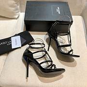 Saint Laurent Women's Cassandra Sandals In Black - 4