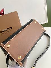 Burberry Vintage Checked Title Mini Tote Bag 26x13.5x20cm - 3