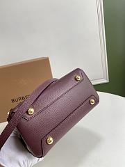 Burberry The Banner Shoulder Bag in Red 22x12x17cm - 4