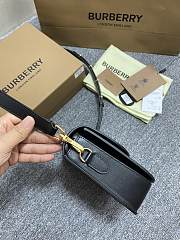 Burberry Black Elizabeth Shoulder Bag 19x6x16cm - 6
