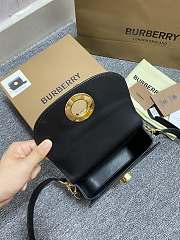 Burberry Black Elizabeth Shoulder Bag 19x6x16cm - 5