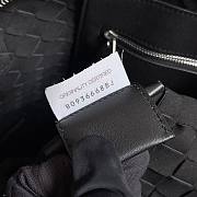 Bottega Veneta Leather Intrecciato Bag in Black 39x30.5x11cm - 4