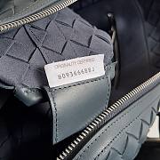 Bottega Veneta Leather Intrecciato Bag in Grey 39x30.5x11cm - 5