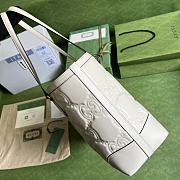 Gucci Ophidia Tote Bag in White 38x28x14cm - 4
