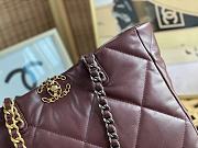 Chanel 22B Hobo Tote Bag in Red A3660 41x24x10.5cm - 5