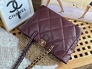 Chanel 22B Hobo Tote Bag in Red A3660 41x24x10.5cm - 6