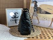 Chanel 22B Hobo Tote Bag in Black A3660 41x24x10.5cm - 2