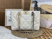 Chanel 22B Hobo Tote Bag in White A3660 41x24x10.5cm - 1