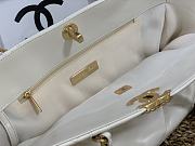 Chanel 22B Hobo Tote Bag in White A3660 41x24x10.5cm - 5
