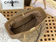 Chanel 22B Hobo Tote Bag in Brown A3660 41x24x10.5cm - 5