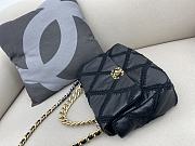 Chanel Crochet Calfskin Quilted Chain Bag in Black 26cm - 4
