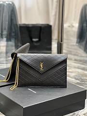 Saint Laurent Gaby Quilted Envelope Clutch 26x17cm - 1