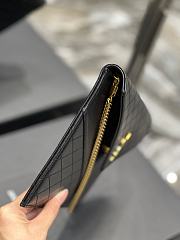 Saint Laurent Gaby Quilted Envelope Clutch 26x17cm - 2