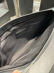 Saint Laurent Monogram Clutch in Black 30×21.5×2cm - 3