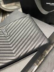 Saint Laurent Monogram Clutch in Black 30×21.5×2cm - 5