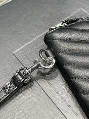 Saint Laurent Monogram Clutch in Black 30×21.5×2cm - 6