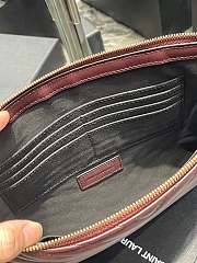 Saint Laurent Monogram Clutch in Red 30×21.5×2cm - 6