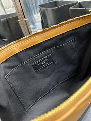 Saint Laurent Monogram Clutch in Brown 30×21.5×2cm - 6