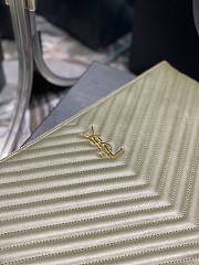 Saint Laurent Monogram Clutch in Green 30×21.5×2cm - 2