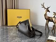 Fendi First Shoulder Bag in Black 25x9x18cm - 4