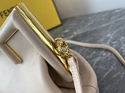 Fendi First Shoulder Bag in Beige 25x9x18cm - 5