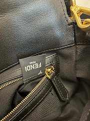 Fendi Baguette FF Logo Bag in Black 26x13x6cm - 6