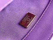 Chanel Flap Bag Purple Bag 17x21x6cm - 3