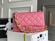 Chanel Flap Bag Pink Bag 18x27x8cm - 1