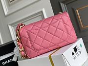 Chanel Flap Bag Pink Bag 18x27x8cm - 2