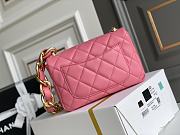 Chanel Flap Bag Pink Bag 17x21x6cm - 6