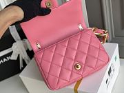 Chanel Flap Bag Pink Bag 17x21x6cm - 5