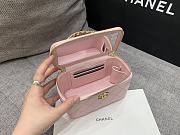 Chanel Vanity Com Corrente Pink 17x9.5x8cm - 4
