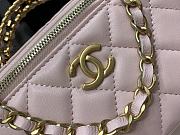 Chanel Vanity Com Corrente Pink 17x9.5x8cm - 5