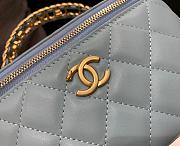 Chanel Vanity Com Corrente Blue 17x9.5x8cm - 2