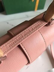 Goyard Saigon Structure Nano Bag Pink Goyardine Silver Hardware 21x14x8.5cm - 2