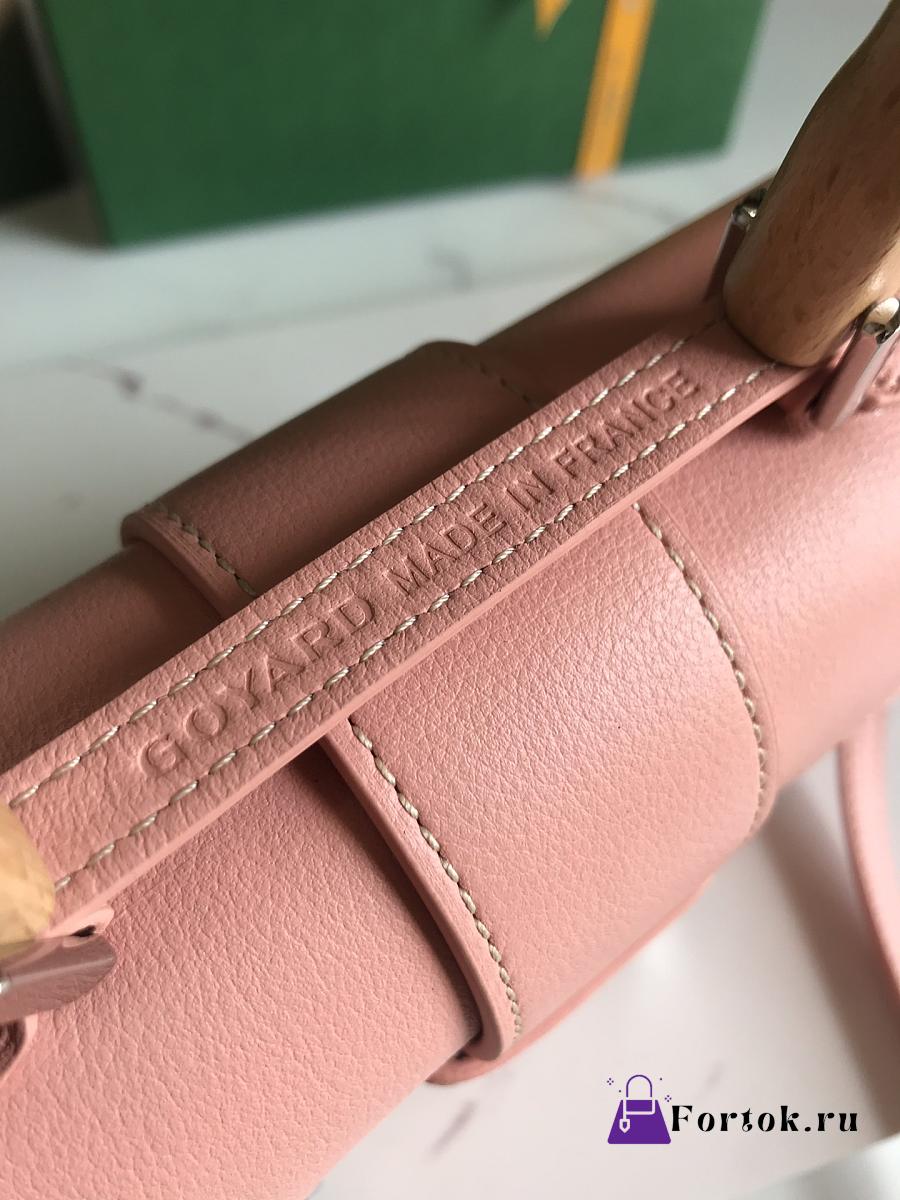 Goyard Saigon Structure Nano Bag Pink Goyardine Silver Hardware – Madison  Avenue Couture