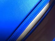 Goyard Saigon Structure Nano Bag Blue Goyardine Silver Hardware 21x14x8.5cm - 2