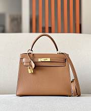 Hermes Gold Epsom Sellier Kelly Gold Hardware 28x22x10cm - 1