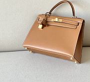 Hermes Gold Epsom Sellier Kelly Gold Hardware 28x22x10cm - 2