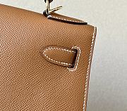 Hermes Gold Epsom Sellier Kelly Gold Hardware 28x22x10cm - 3