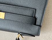 Hermes Black Epsom Sellier Kelly Gold Hardware 28x22x10cm - 5