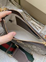 Gucci Ophidia Shoulder Bag In GG Supreme Canvas 25x15.5x6cm - 6