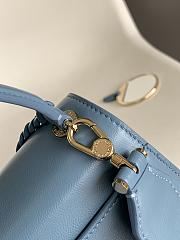 Bvlgari Serpenti Forever Maxi Chain Top Handle Bag in Blue 18x15x9.5cm - 3