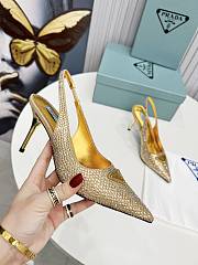 Prada Slingback Mit Strass - 6