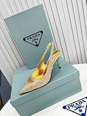 Prada Slingback Mit Strass - 5
