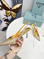 Prada Slingback Mit Strass - 3