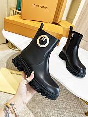 Louis Vuitton Short Black Boots A1050  - 2